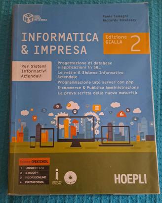 libro Informatica e impresa 2 edizione gialla 