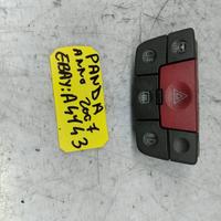 PULSANTE QUATTRO 4 FRECCE FIAT Panda 2Â° Serie Ben