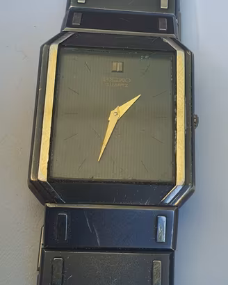Seiko 7430 5470 orologio piatto vintage 1980