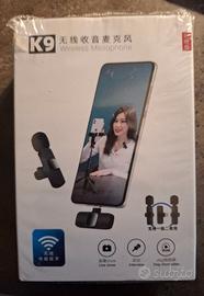 Microfono Wireless K9 USB-C Type-C Lavalier – Nuov