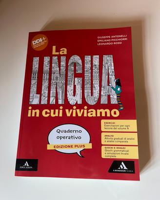 Libro Italiano “La lingua in cui viviamo”