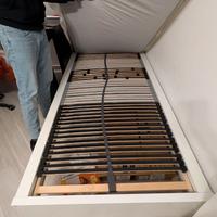 LETTO IKEA MALM BIANCO UNA PIAZZA