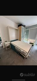 Letto a scomparsa con divano (1 piazza e mezza)