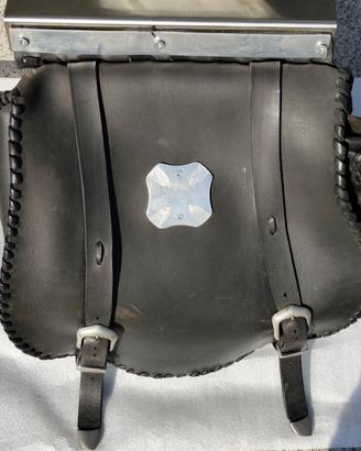 BORSA LATERALE CUSTOM IN PELLE