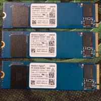 Western D. SSD M2 pcie 3.0 256GB pz 3 dispo