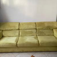 Divano 4 posti color cedro