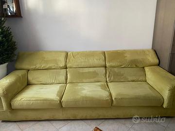 Divano 4 posti color cedro