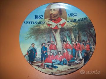 PIATTO CELEBRATIVO CENTENARIO GARIBALDI