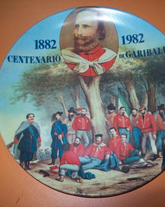 PIATTO CELEBRATIVO CENTENARIO GARIBALDI