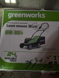 rasaerba a batteria GREENWORKS