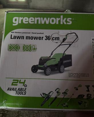 rasaerba a batteria GREENWORKS