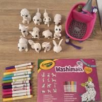 Washimals Crayola 12 figure con vasca e pennarelli