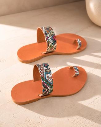 Sandali Greci in Pelle N. 36