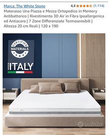 Materasso una piazza e mezza