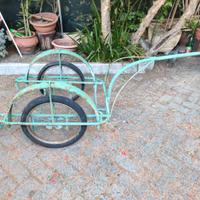 Carretto rimorchio bicicletta ciclomotore vintage