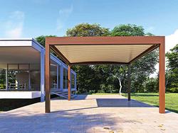 TETTOIA AUTO con TELO TESO cm.500x527