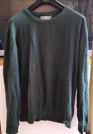 Maglia girocollo verde scuro