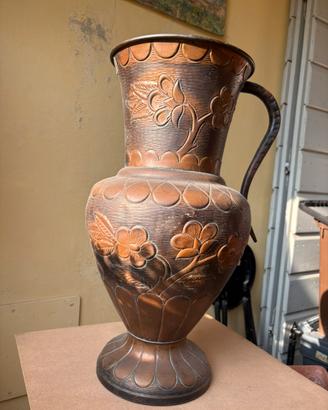 Vaso alto in rame