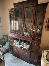 Vetrina/ secretaire in stile inglese