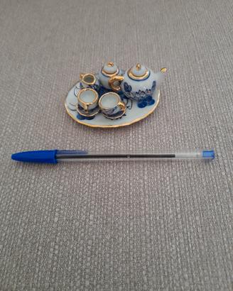 Set mini teiera in porcellana 