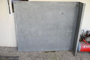 Lamiera zincata protezione cassone ape 50