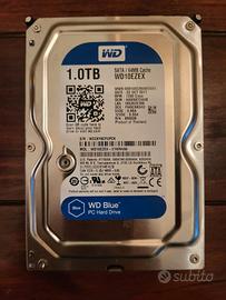 Hard Disk 3,5" SATA Western Digital WD10EZEX 1 TB
