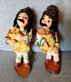 Coppia di Bambole Souvenir Bulgaria ?? vintage