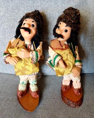 Coppia di Bambole Souvenir Bulgaria ?? vintage