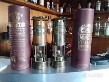 lampada ad olio 1860 con certifacato