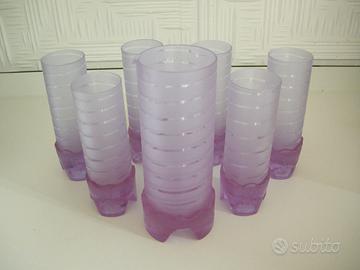 Bicchieri in alessandrite anni70