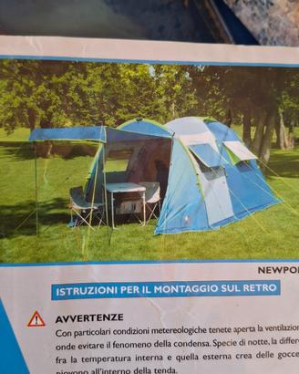 Tenda campeggio Conver 4 posti NUOVA