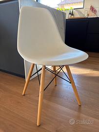 Set 6x sedia stile Eames