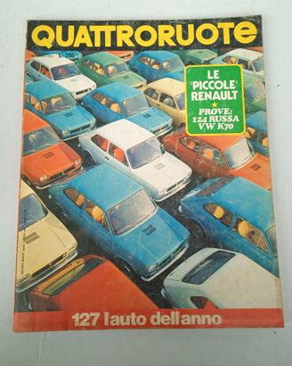 Rivista quattroruote Gennaio 1972 n°193