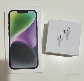 Iphone 14 come nuovo e AirPods