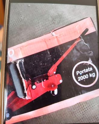 Cric idraulico a carrello 2 Tonnellate (2000 kg) -