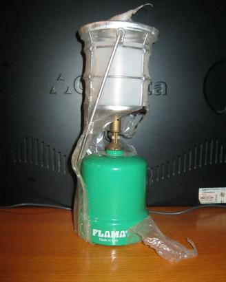 Lampada da campeggio a gas - marca Flama
