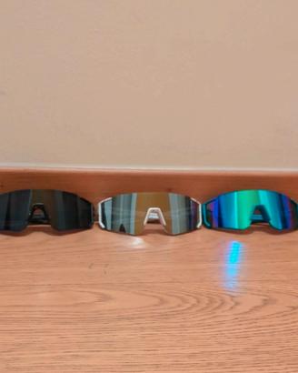 Set 3 occhiali sportivi