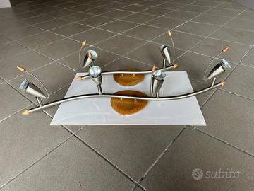 Coppia di due piccole tesate faretti