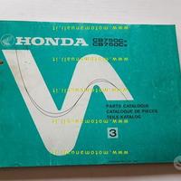 HONDA CB 750 C Custom 1980 catalogo ricambi