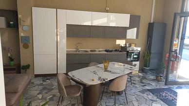 Cucina moderna lineare L.410 cm