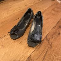 Scarpe open toe jeans