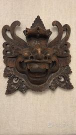 Maschera Lignea Spirito Protettore di Bali