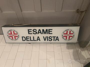 Insegna luminosa vintage