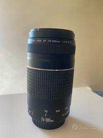 Obiettivo canon EF 75-300 MM 1:4 - 5.6. III