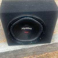 subwoofer e amplificatore sony xplod