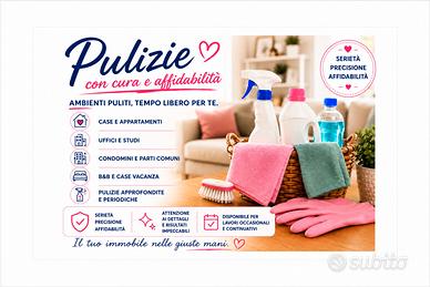 Addetta alle pulizie con esperienza
