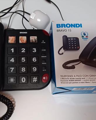 Telefono per anziani BRONDI Bravo 15