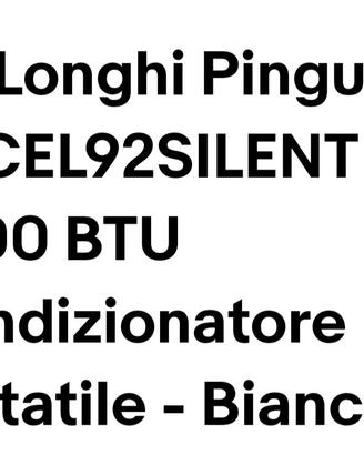 climatizzatore DeLonghi