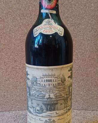 bottiglia vino storico Villa antinori  1955