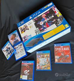 PS4 Slim 500GB + 1 DualShock + 6 Giochi